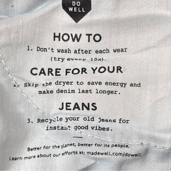 Madewell Womens Curvy Roadtripper Size 29 Medium Wash Skinny Stretch Denim Blue - Picture 11 of 15